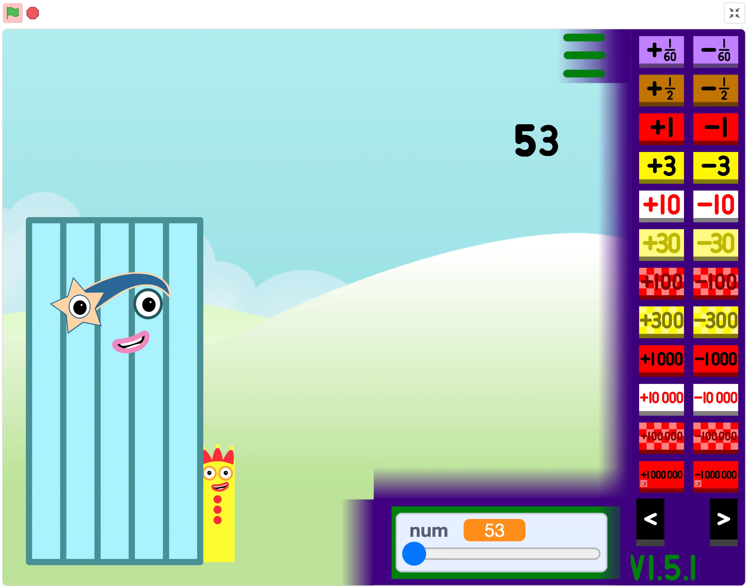 Numberblocks Generator gameplay screen